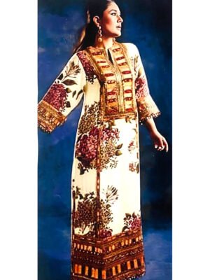 Kareena Kapoor Silk Printed Suit – Article MY-63 – With Neck & Daman Patches – 3 Piece