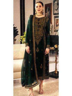 Asim Jofa Dhanak Winter Collection – Full Embroidered 3 Piece Suit – Article SIN-1314