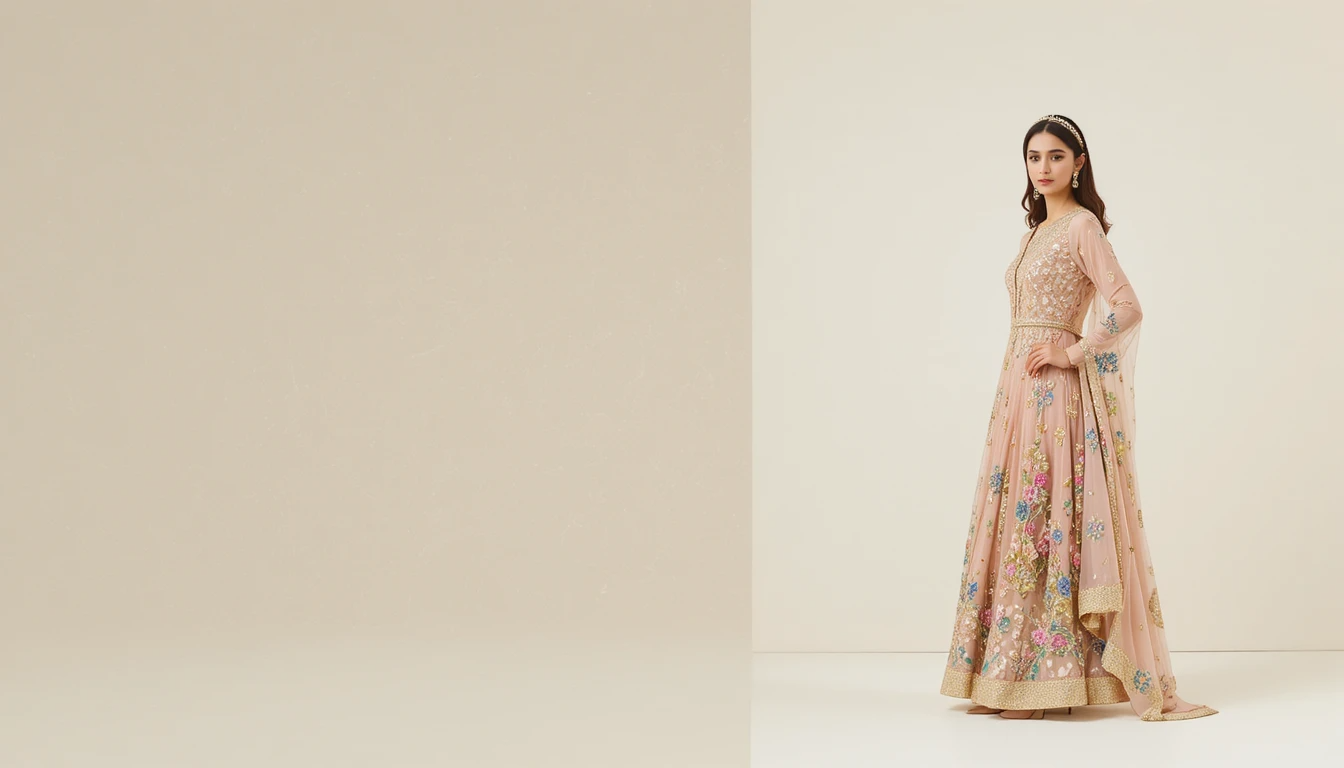 A Sling Dhanak Embroidered Suit – Digital Printed Jugad Shawl – 3 Piece – Article YA-8152